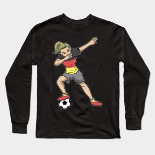 Soccer Germany Soccer Player Girls Long Sleeve T-Shirt